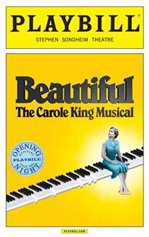 Beautiful The Carole King Musical Limited Edition Official Opening Night Playbill 